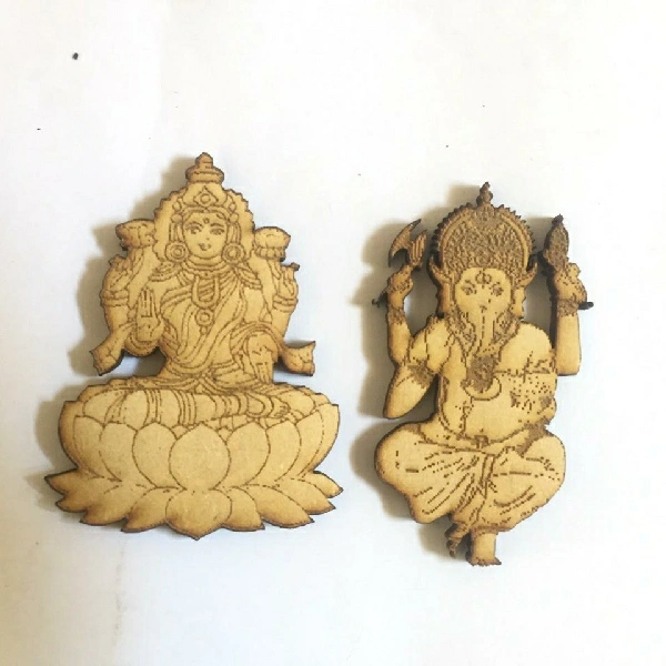 Laxmi Mata & Ganesh Ji  - 5", 6mm
