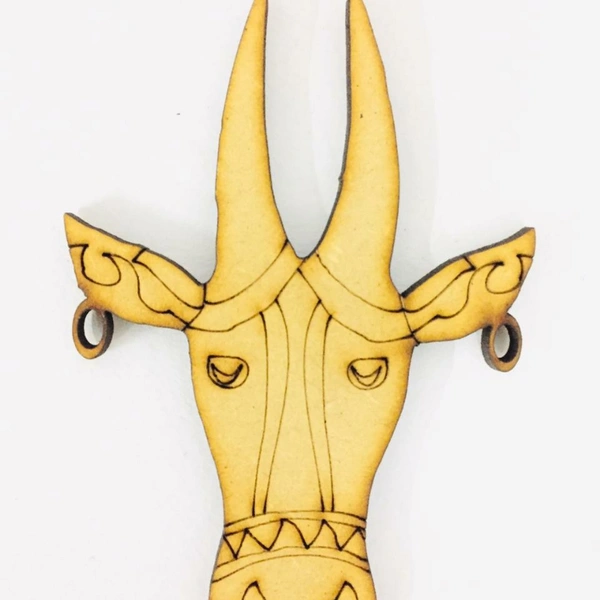 Cow Face  - 6mm, 10"