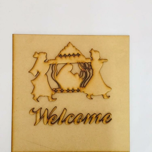 Bride Welcoming Board - 10*10", 2.5mm