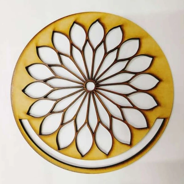 Floral Macrame Base - 8", 6mm