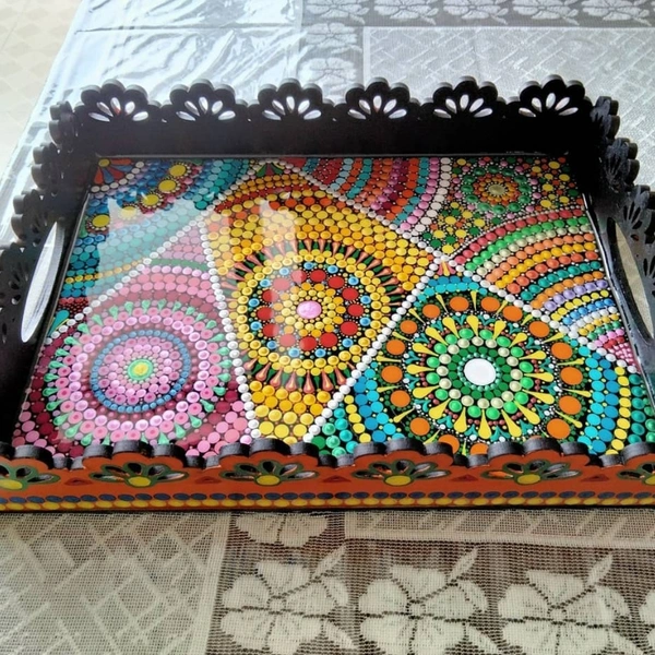 Designer Tray-2 - set of 3-₹720
