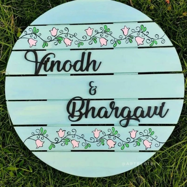 Nameplate  - 12", base+2 names