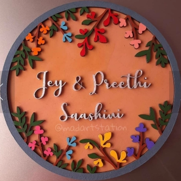 Nameplate  - With1-2 Names, 15"
