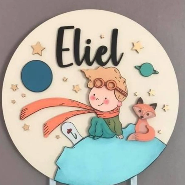 Space Theme Kids Nameboard  - 10"