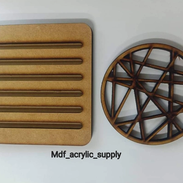 Round Jali Coaster - 4", 4mm