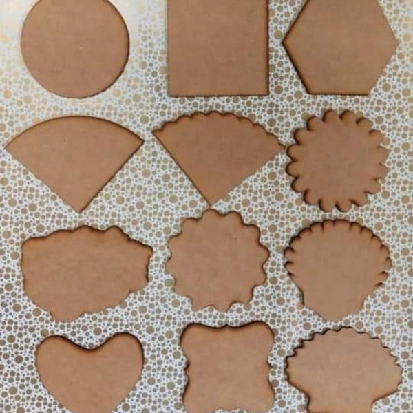 Plain Coaster - 2.5mm, 4"- Set of 6