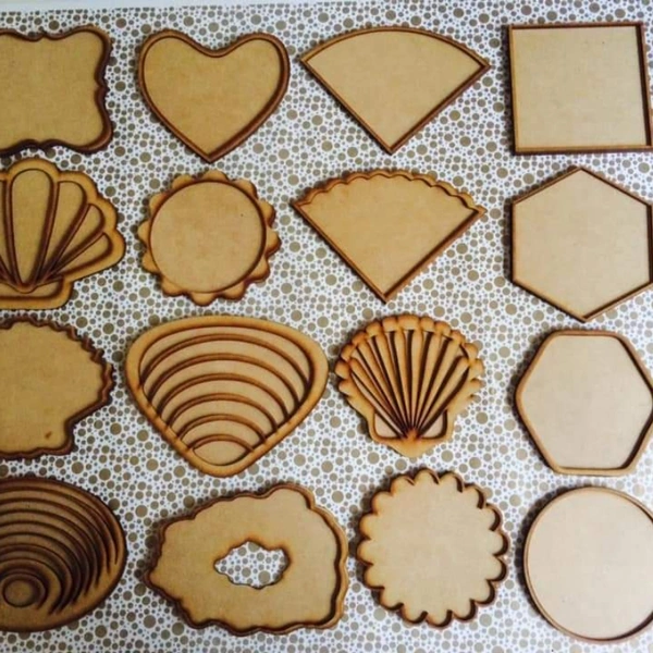 Border Coaster - 4"- set of 6, 2.5+2.5