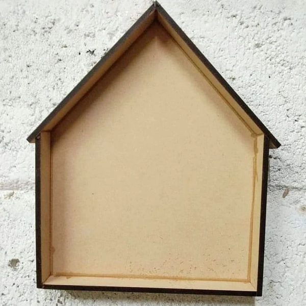 Plain Hut Shadow Box - 12*8"