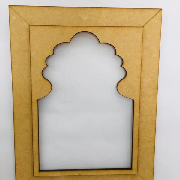 Jharoka-1 - 14/11", 6+6mm with groove for mirror + 2 backhook