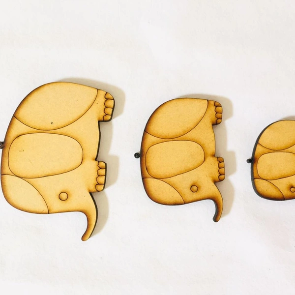 Dumbo Elephant Set - 4mm, 6,5,4"