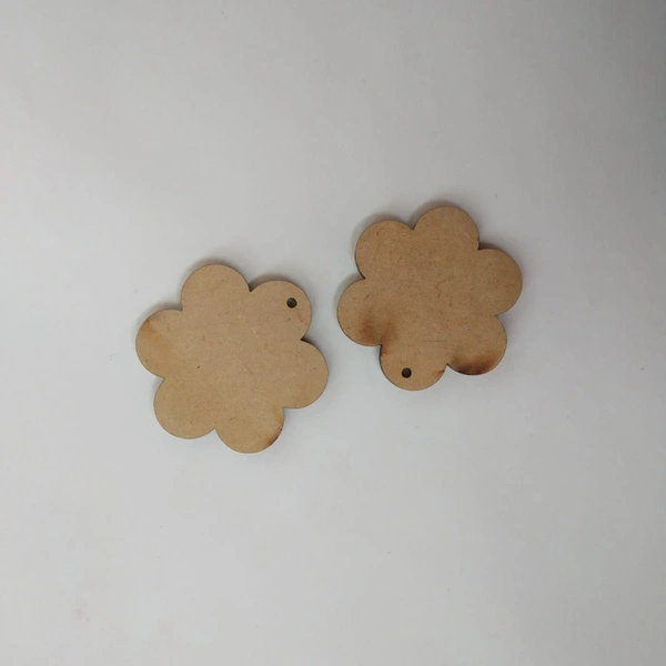 Flower Earrings-5 Pairs - 1.5"