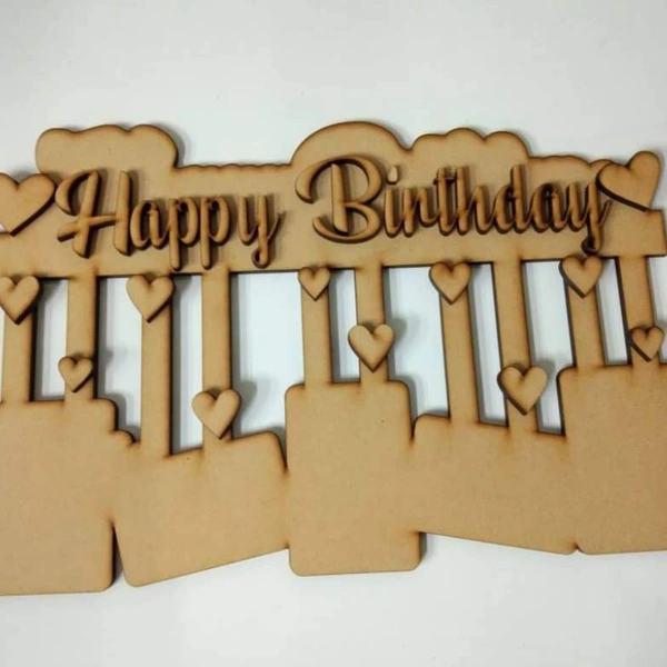 Happy Birthday + 5 Pic Variant - 15*10", 6 mm