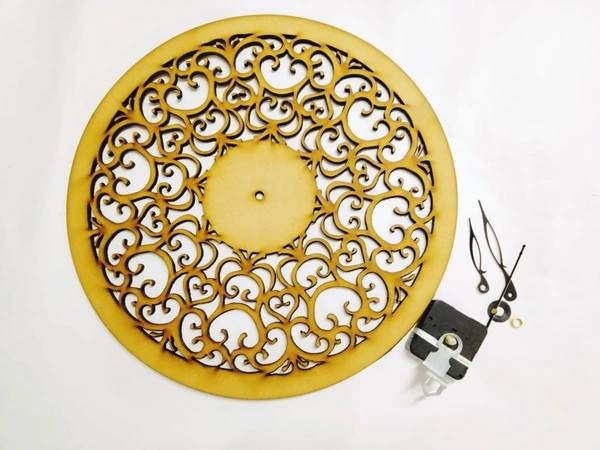 Mandala Clock  - with machine, 15", 6mm