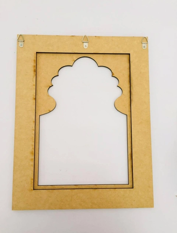 Jharoka-1 - 14/11", 6+6mm with groove for mirror + 2 backhook