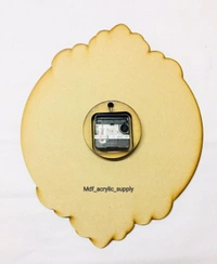 Two sided Design Clock - 18" height, 6 mm