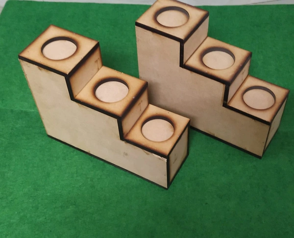 3-in-1 Tea Light Holder - height-5,4,3"