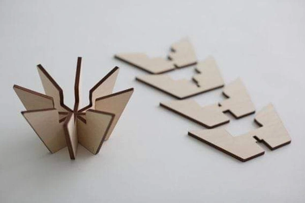 Tealight Stand -set Of 5 Pcs  - 4"