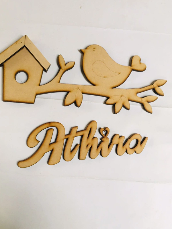 Birdie Nameplate - 15", 6mm