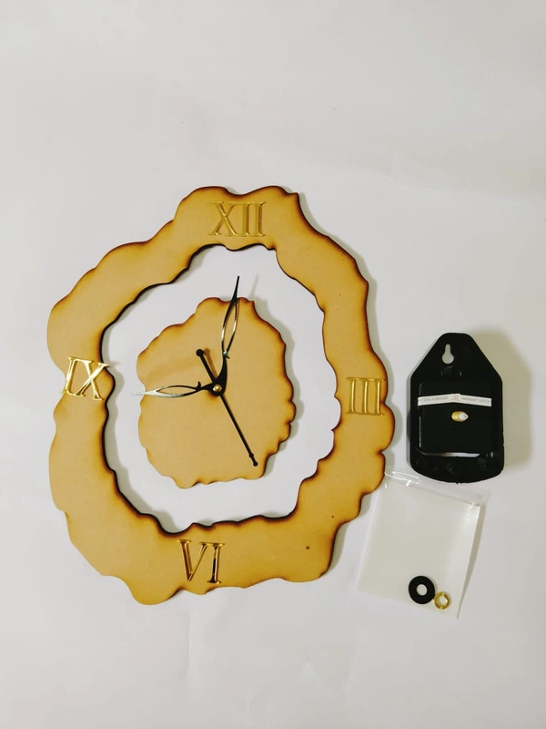 Geode Clock Set - 4 mm, 15"