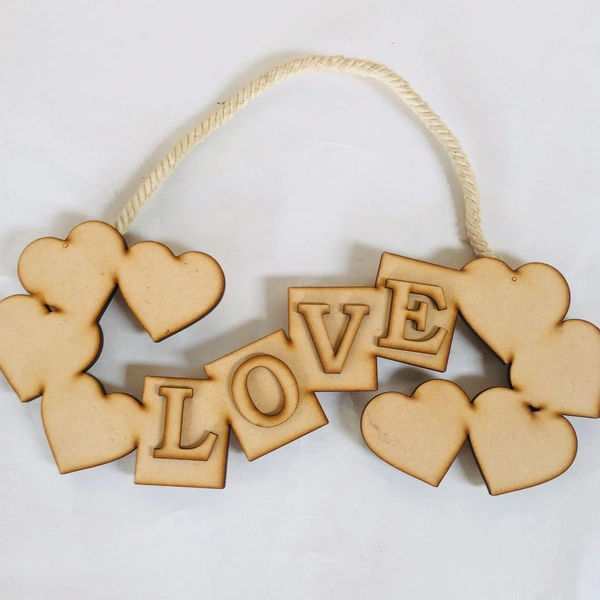 Love Wall Decor - 13/8", 6 mm, Love (2.5mm)