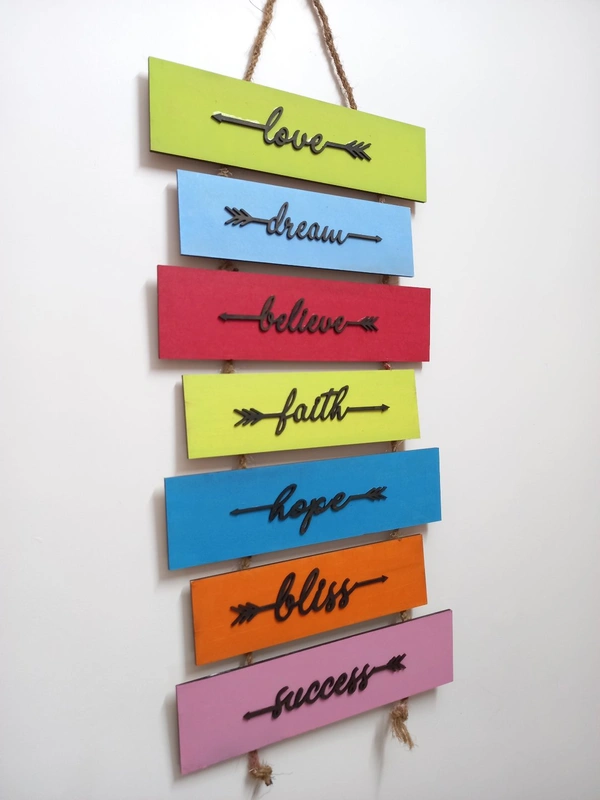 Painted 7 Plank Nameplate