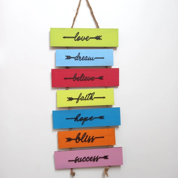 Painted 7 Plank Nameplate
