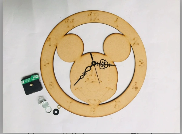 Mickey Clock - 12", 4mm