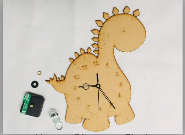 Dinosaur Clock - 12", 4mm