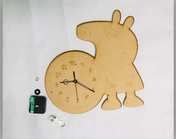 Pepa Pig Clock - 12", 4mm