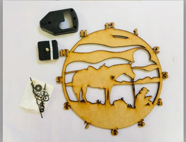 Horse Clock - 12", 4mm