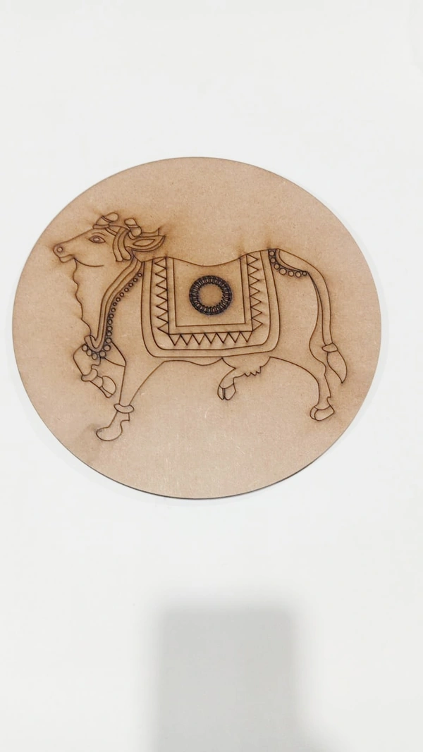 Nandi/ Pichwai Cow-Type-4 - 10"