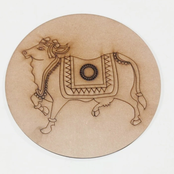 Nandi/ Pichwai Cow-Type-4 - 20"