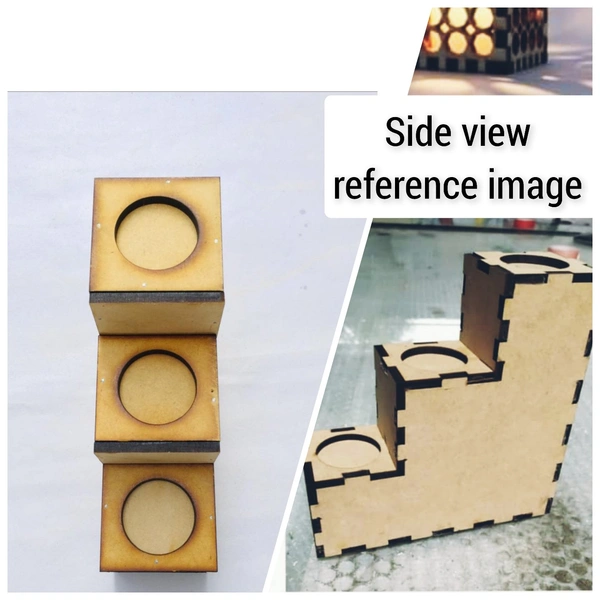 Step Pillers Tealight Holder