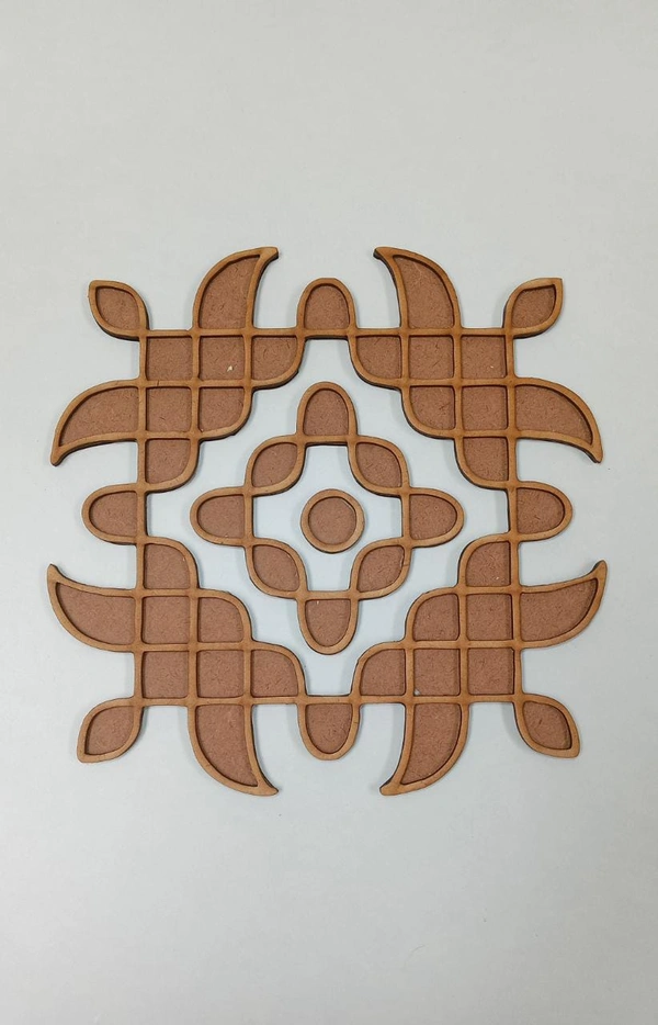 Kolam Reusable Rangoli -1 - 18"