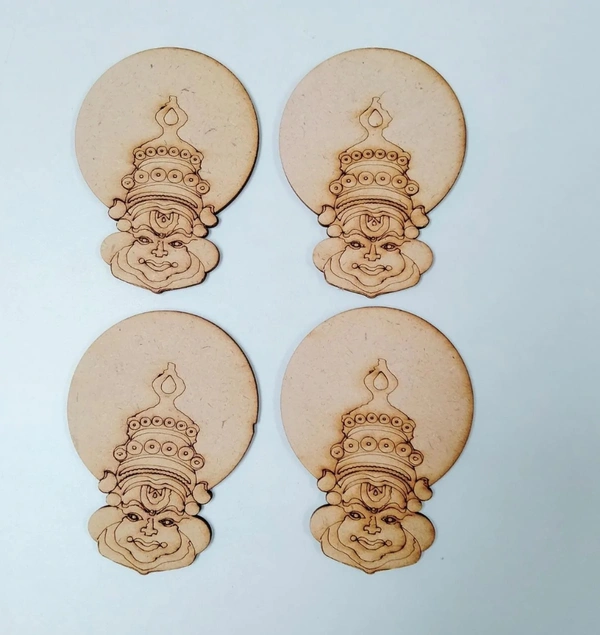 Kathakali Fridge Magnet -2 Pc  - 3.5-4"