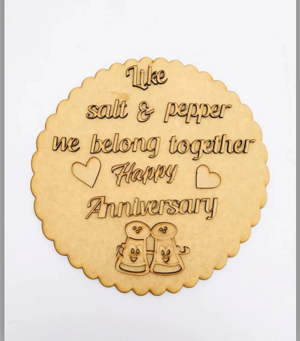 Anniversary Quote  - 12"-6+2.5 Mm