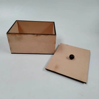 Rectangular Box With Knob - 8/6/4"