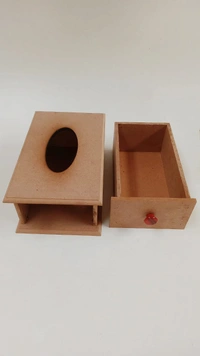 Tissue Holder With Sliding Box - 11/6.75/4.25"