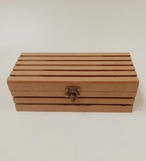 Stripped Sandook Box - 12/7.5/5.5"