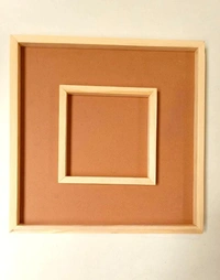 Pinewood Varmala Preservation With Photo Frame  - 15*12*1", Mdf Base