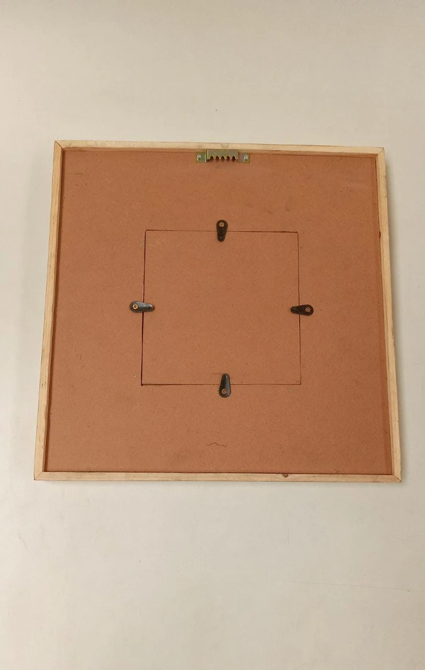 Pinewood Varmala Preservation With Photo Frame  - 15/15/1", Mdf Base