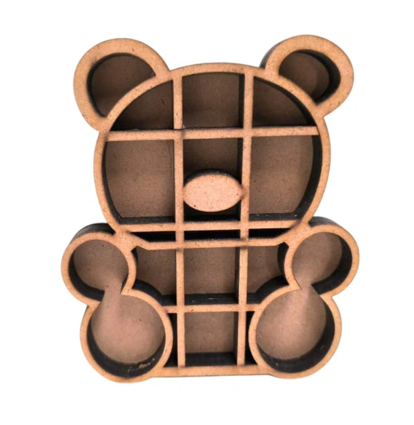 Teddy Bear Miniature Bookshelf - 6 inch, 24 mm
