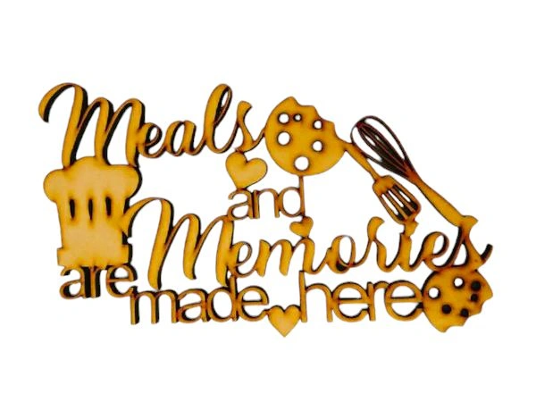 Meals & Memory Wall Quote - 13*11"