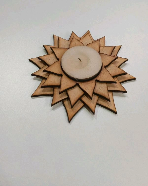 3D Flower : Design -2 - 1pc