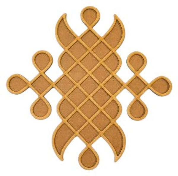 Kolam Reusable Rangoli -3 - 12"