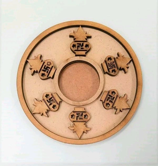 Multilayer Tealight: Design 5 - 5", 1 Pc