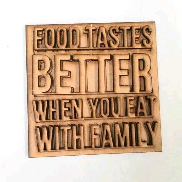 Food Tastes Better When You Eat With Family Fridge Magnet 