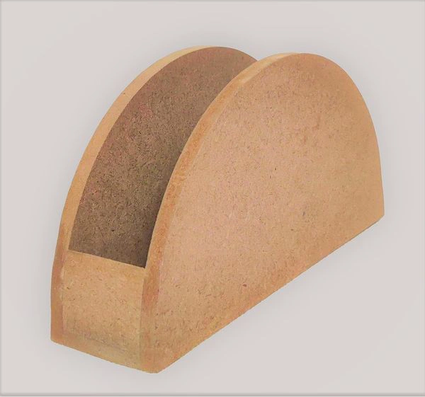 Semi Circle Tissue Box - 4/4/2.5", 8mm