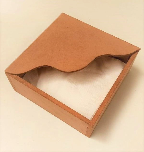 Piano Square Tissue Holder  - 7/7/2", 8 mm