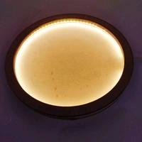Round LED Shadow Box/ Moon Lamp  - 8"